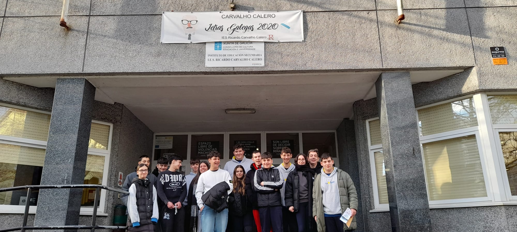 O alumnado de 4º ESO visita o centro Carballo Calero